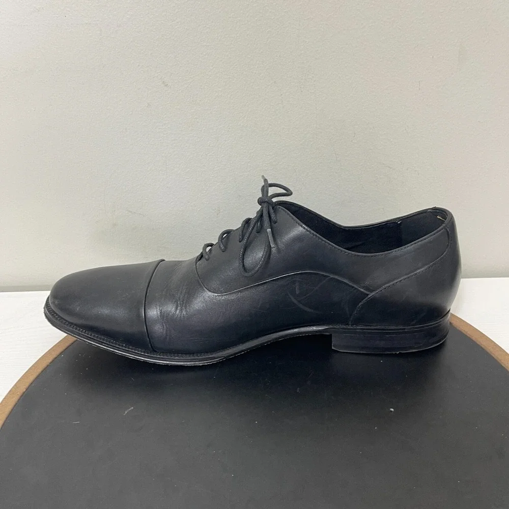 Florsheim Cap Toe Oxford Men Size 13 M Leather Dress Shoe Black Business Classic